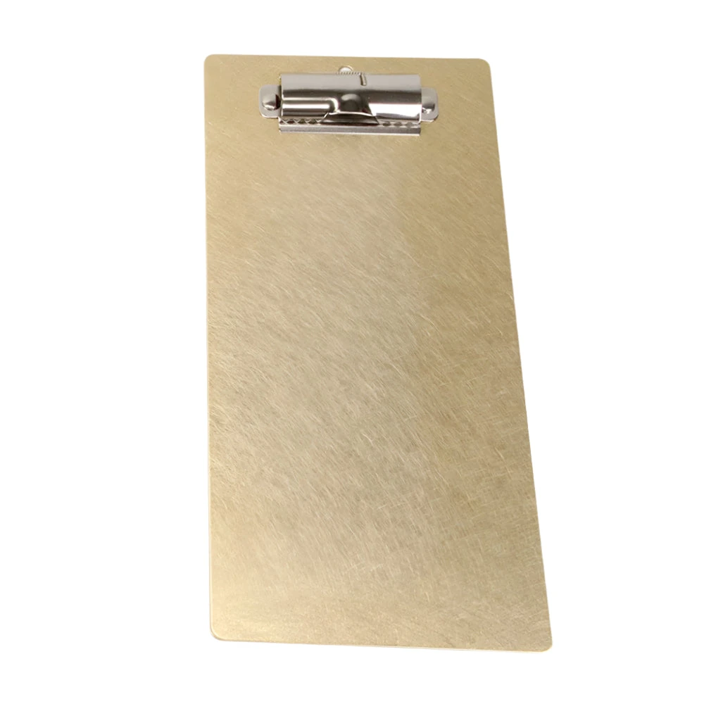 BRASS CLIP BOARD SOLID 3 BRASS CLIP BOARD SOLID