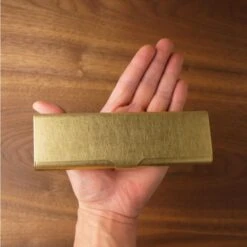 BRASS PEN CASE SOLID -Office Supply Store brass pen case solid 104