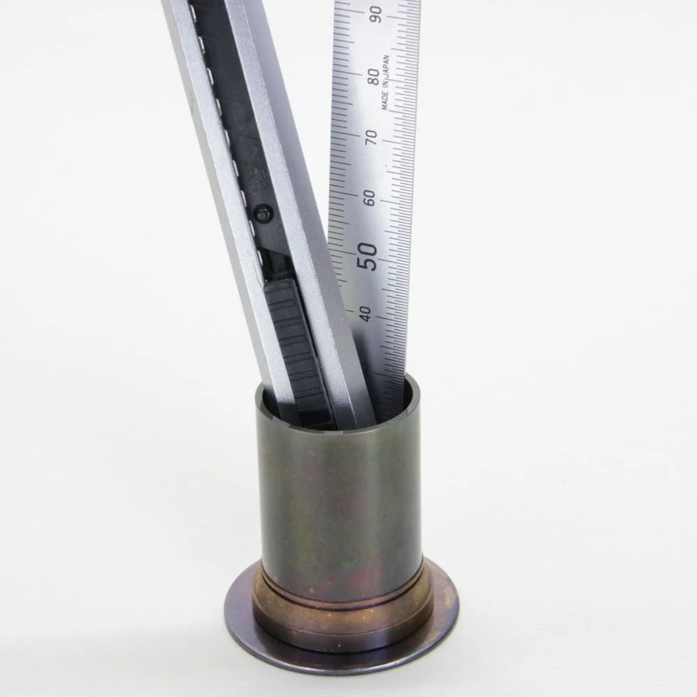 BRASS PEN STAND 02 RUST 8 BRASS PEN STAND 02 RUST - Image 6