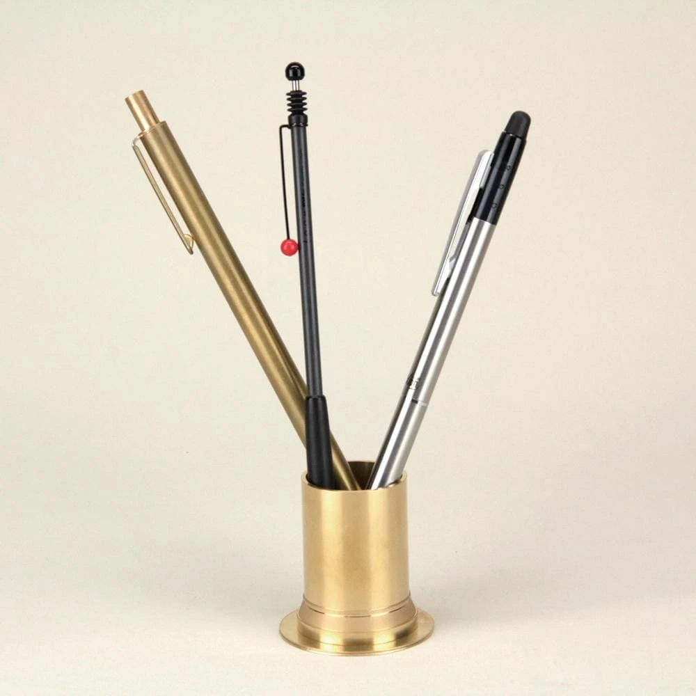 BRASS PEN STAND 02 SOLID 6 BRASS PEN STAND 02 SOLID - Image 4