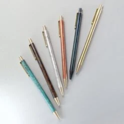 BRASS RETRACTABLE PEN HANMON JYUNGIN -Office Supply Store brass retractable pen hanmon jyungin ballpoint 821