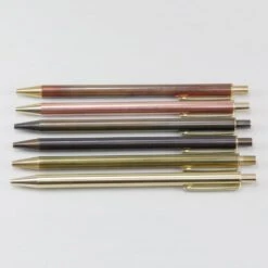 BRASS RETRACTABLE PEN HANMON JYUNGIN -Office Supply Store brass retractable pen hanmon jyungin ballpoint 877