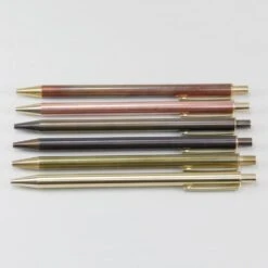 BRASS RETRACTABLE PEN SOLID BRASS -Office Supply Store brass retractable pen solid ballpoint 678