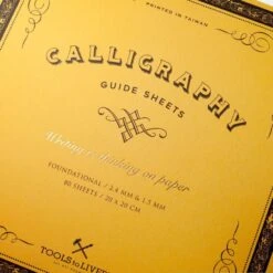 Calligraphy Practice Notebook / Chancery Cursive -Office Supply Store calligraphy practice notebook chancery cursive 280