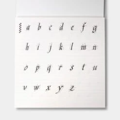 Calligraphy Practice Notebook / Chancery Cursive -Office Supply Store calligraphy practice notebook chancery cursive 489