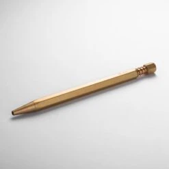 Classic Revolve-Spring Ballpoint Pen(Brass) -Office Supply Store classic revolve spring ballpoint penbrass pen 582
