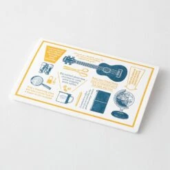 TF Letterpress Card Blue FO