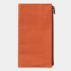 TRAVELER'S Notebook Cotton Zipper Case Orange -Office Supply Store travelers notebook cotton zipper case orange pocket 226