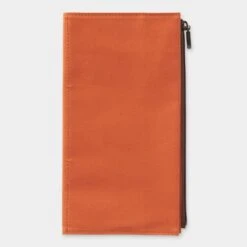 Office Supply Store -Office Supply Store travelers notebook cotton zipper case orange pocket 393