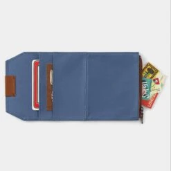 TRAVELER'S Notebook Passport Size Cotton Zipper Case Blue -Office Supply Store travelers notebook passport size cotton zipper case blue pocket 380