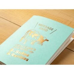 TRAVELER'S Notebook Passport Size Refill Message Card -Office Supply Store travelers notebook passport size refill message card paper 517