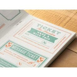 TRAVELER'S Notebook Passport Size Refill Message Card -Office Supply Store travelers notebook passport size refill message card paper 558