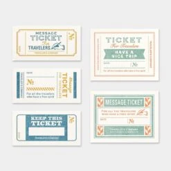 TRAVELER'S Notebook Passport Size Refill Message Card -Office Supply Store travelers notebook passport size refill message card paper 848