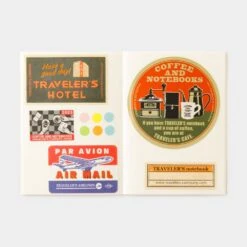 TRAVELER’S Notebook Passport Size Refill Sticker Release Paper -Office Supply Store travelers notebook passport size refill sticker release paper 993