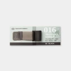 TRAVELER'S Notebook Penholder Black 016 -Office Supply Store travelers notebook penholder black 016 pen holder 170
