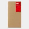 TRAVELER'S Notebook Refill Blank Notebook 003　 -Office Supply Store travelers notebook refill blank 003 paper 529