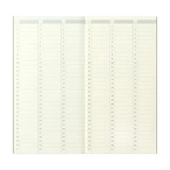 TRAVELER'S Notebook Refill Weekly Free Vertical 018 -Office Supply Store travelers notebook refill weekly free vertical 018 planner 168