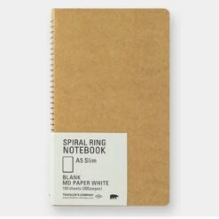 TRC SPIRAL RING NOTEBOOK MD White